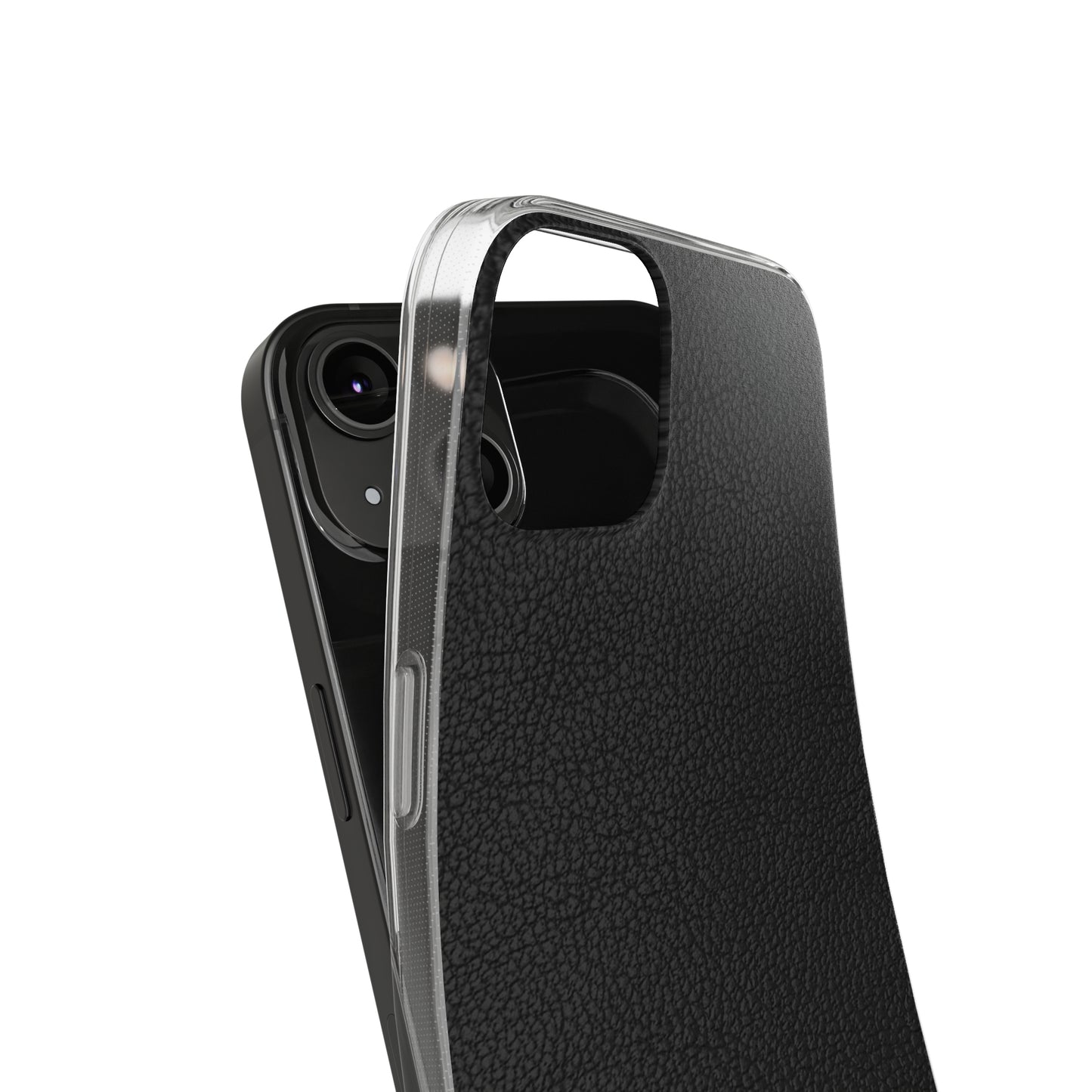 Elegant Black Soft Phone Case