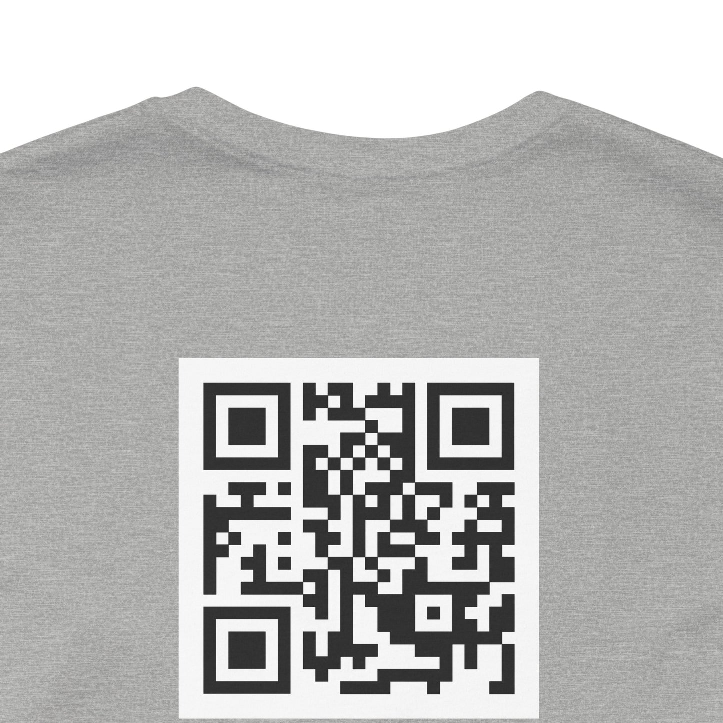 QR Code T-Shirt, customisable