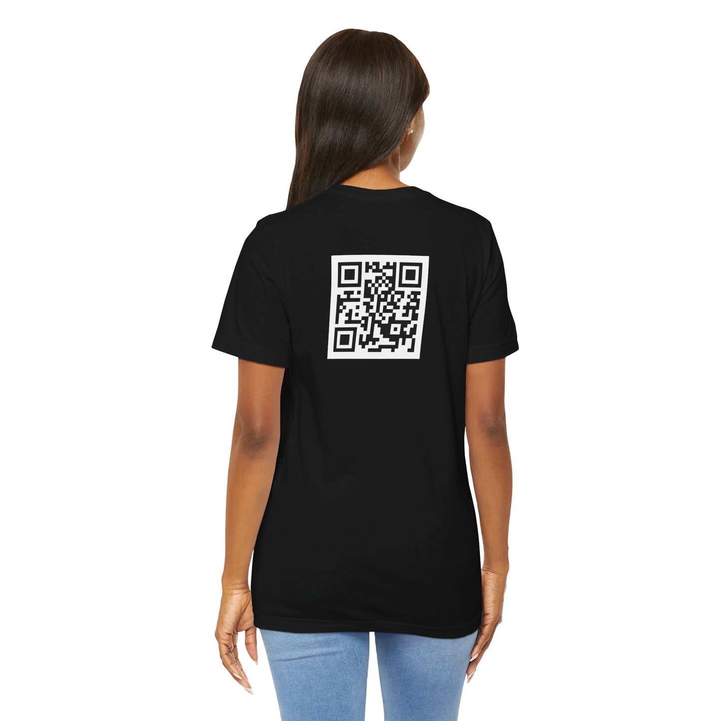 QR Code T-Shirt, customisable