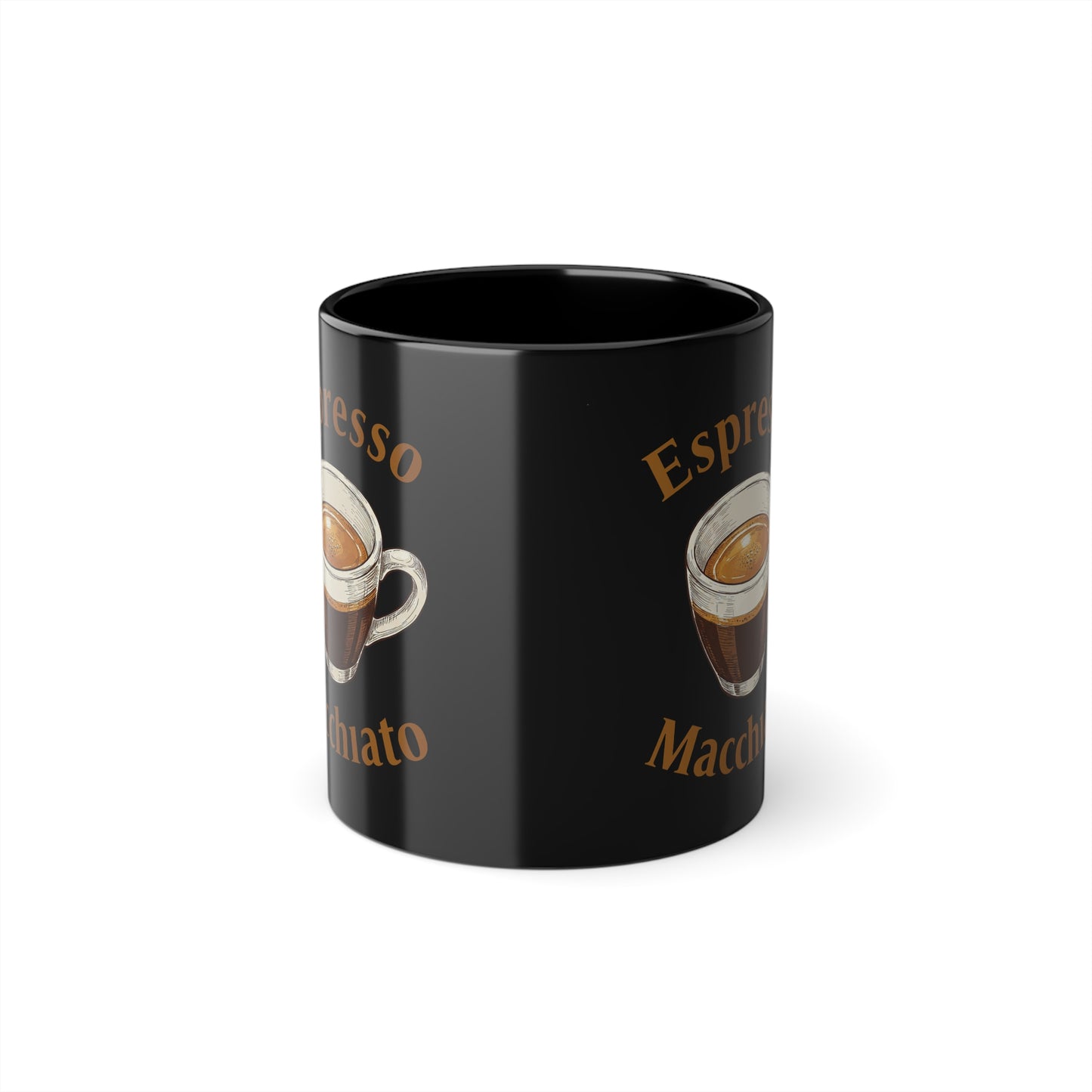 Espresso & Macchiato Black Coffee Mug