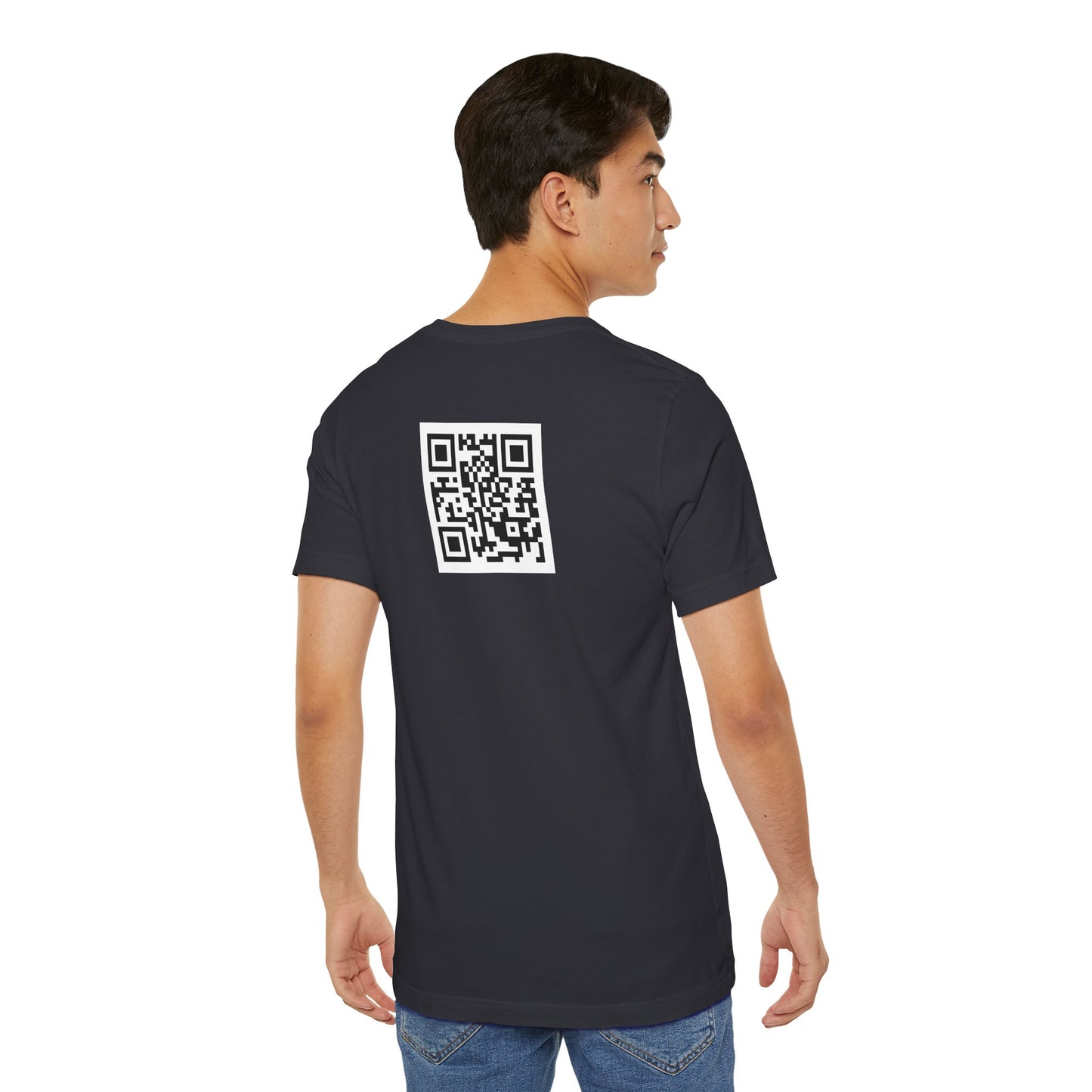 QR Code T-Shirt, customisable