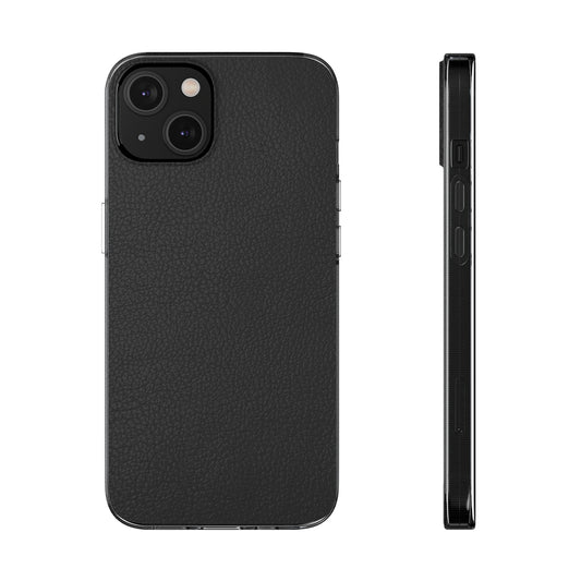 Elegant Black Soft Phone Case