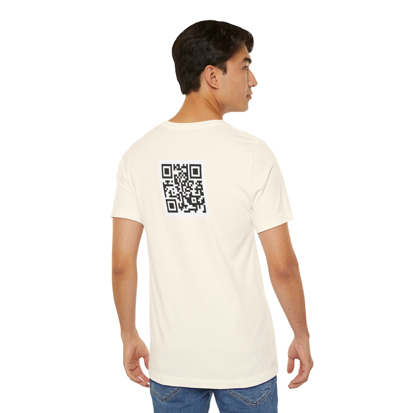 QR Code T-Shirt, customisable